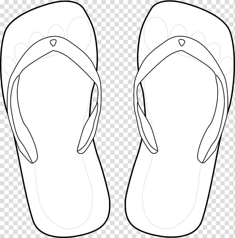 Flip-flops Black and white , Thong transparent background PNG clipart