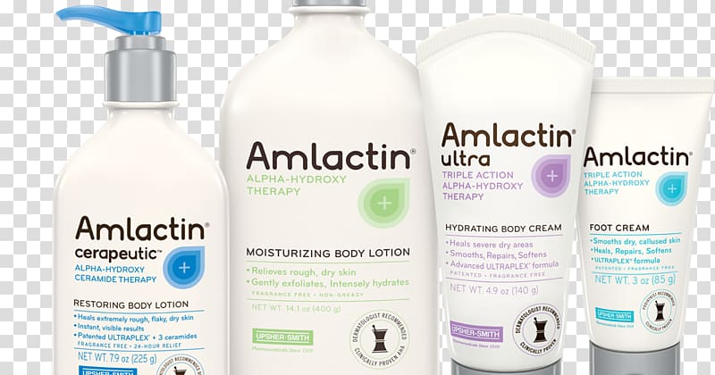 AmLactin Moisturizing Body Lotion Moisturizer Alpha hydroxy acid Skin care, crepe transparent background PNG clipart