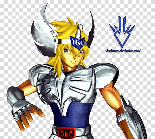 Cygnus Hyoga Pegasus Seiya Saint Seiya: Knights of the Zodiac Fan art 3D computer graphics, Anime transparent background PNG clipart