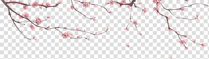 Cherry blossom painting graphics Canvas, mount fuji winter transparent background PNG clipart