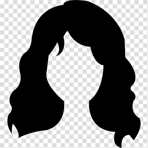 Afro-textured hair Computer Icons Black hair, long black Hair transparent background PNG clipart