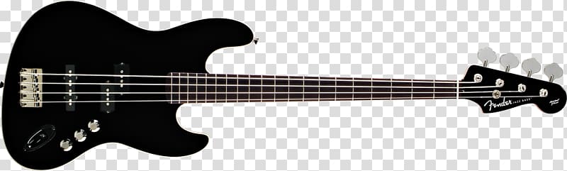 Fender Aerodyne Jazz Bass Fender Precision Bass Fender Jazz Bass V Fender Stratocaster, Bass Guitar transparent background PNG clipart