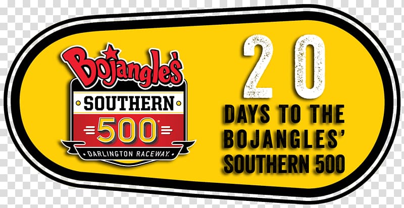Bojangles' Southern 500 Logo Vehicle License Plates Brand Mountain Dew Southern 500, nascar transparent background PNG clipart