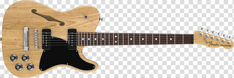 Fender Telecaster Thinline Fender Musical Instruments Corporation Fender JA-90 Telecaster Electric Guitar, guitar transparent background PNG clipart