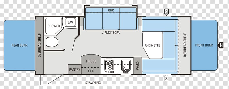 Floor plan Caravan Jayco, Inc. Campervans, curio class transparent background PNG clipart