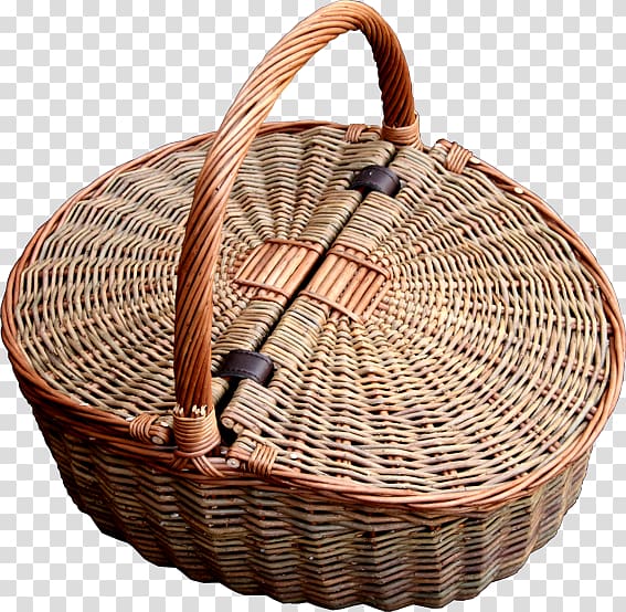 Picnic Baskets Wicker Hamper, picnic basket transparent background PNG clipart
