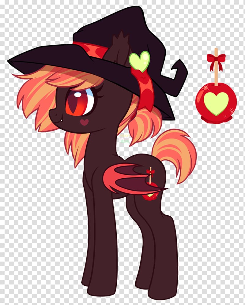 Candy apple Caramel apple Toffee Autumn Horse, toffee apple transparent background PNG clipart