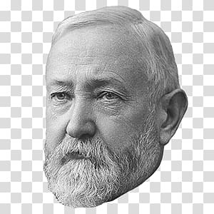 portrait of man, Benjamin Harrison transparent background PNG clipart