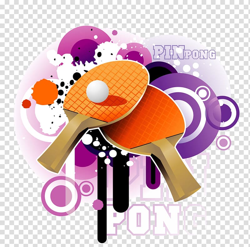 Pong Table tennis Sport Illustration, Table Tennis transparent background PNG clipart