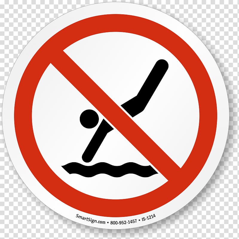 Diving Boards Underwater diving Safety Sign, creative dividing line material transparent background PNG clipart