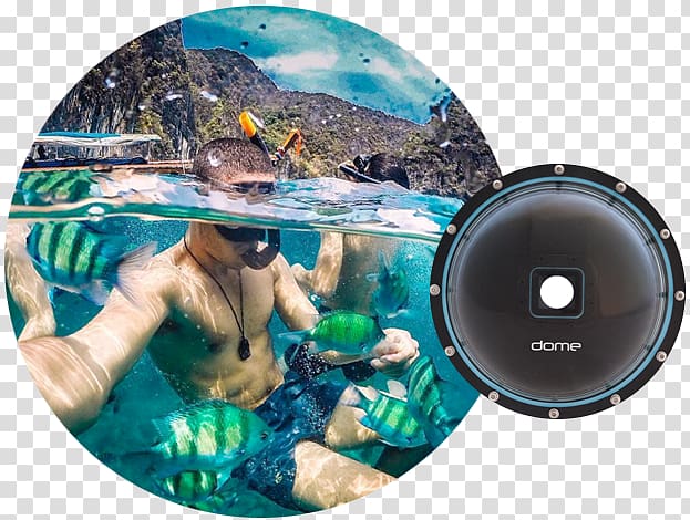 GoPro Dome Underwater Camera, gopro hero 6 transparent background PNG clipart