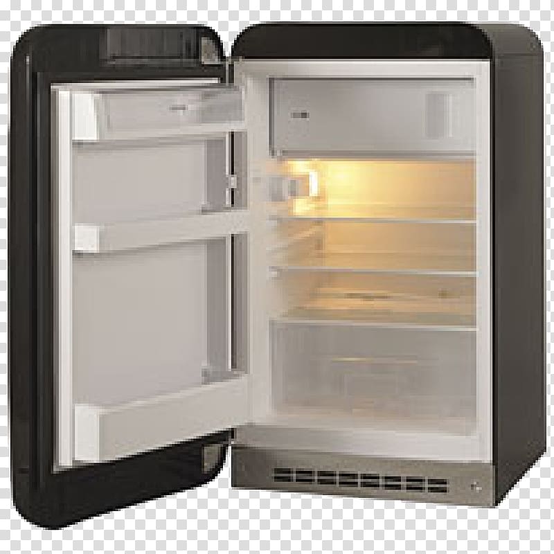 Refrigerator Smeg 50s Style FAB10 Freezers, mini fridge transparent background PNG clipart