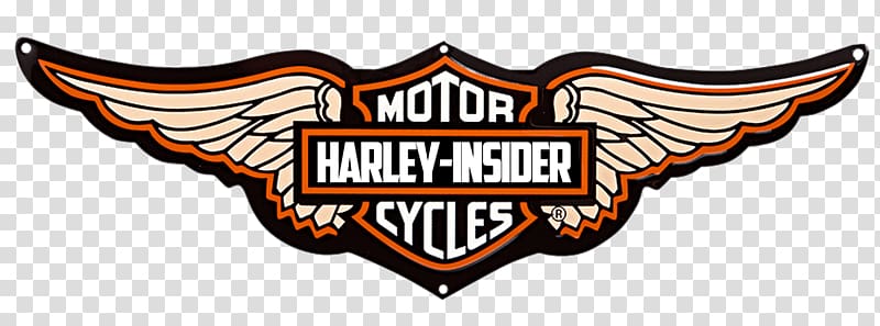 Harley-Insider Motorcycles illustration, Harley Davidson Wings Logo transparent background PNG clipart