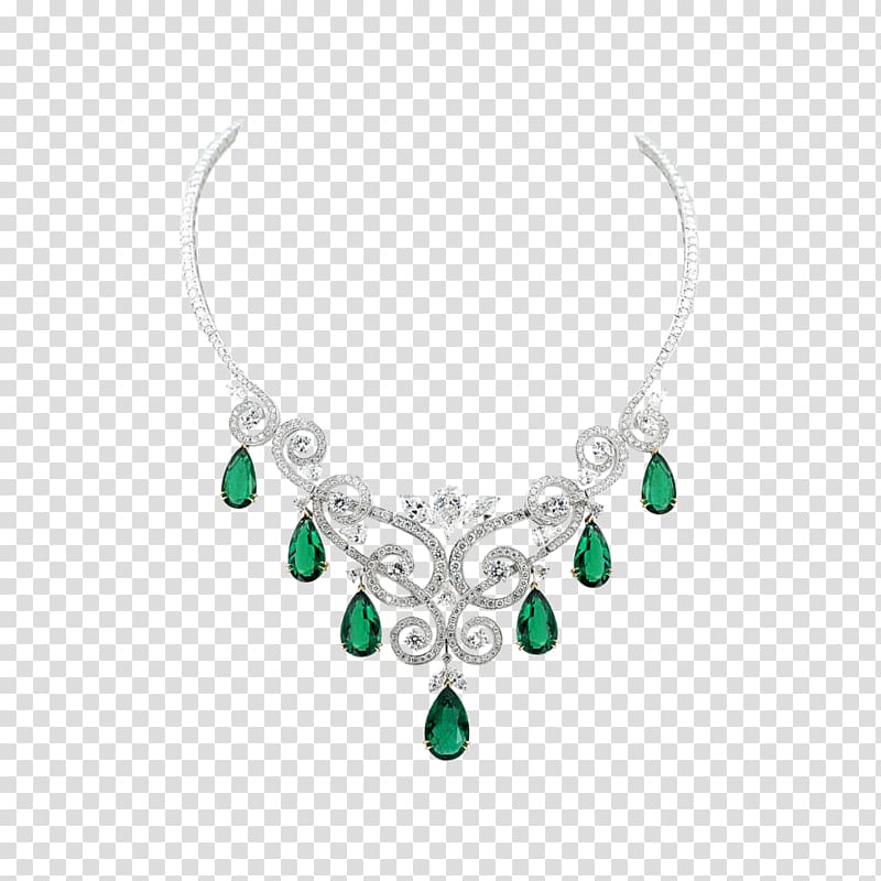 Emerald Necklace Jewellery Gilan Province Turquoise, emerald transparent background PNG clipart