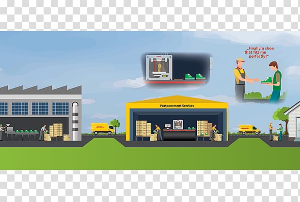 DHL EXPRESS Logistics 3D printing Maker culture DHL Supply Chain, others transparent background PNG clipart