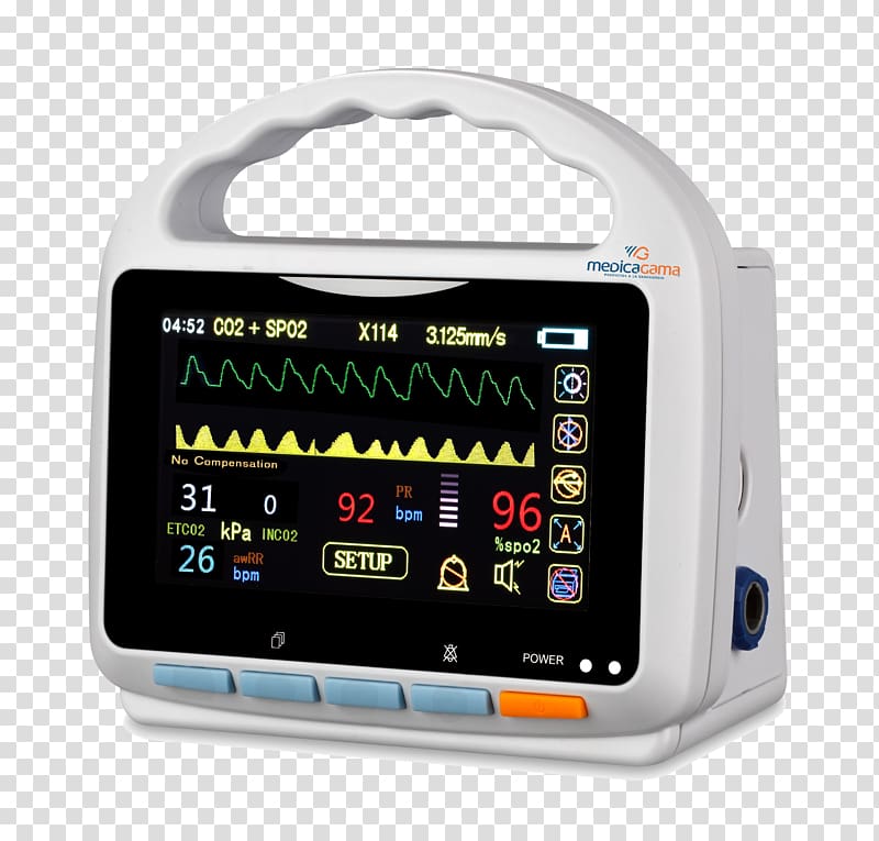 Monitoring Vital signs Patient Capnography Surgery, Agama transparent background PNG clipart