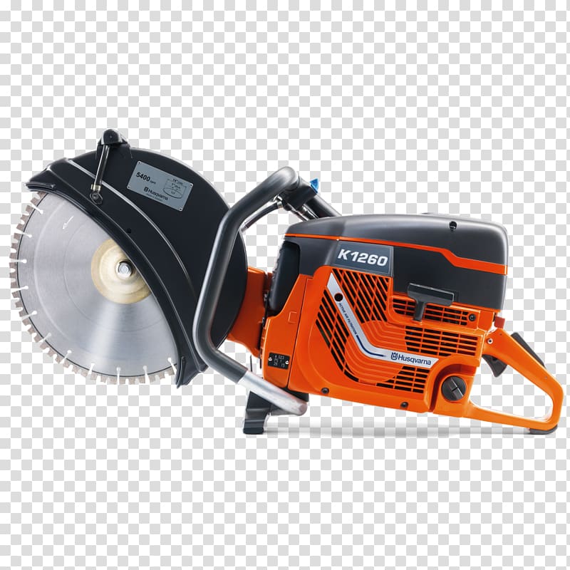 Husqvarna Group Concrete saw Abrasive saw Cutting, saw transparent background PNG clipart