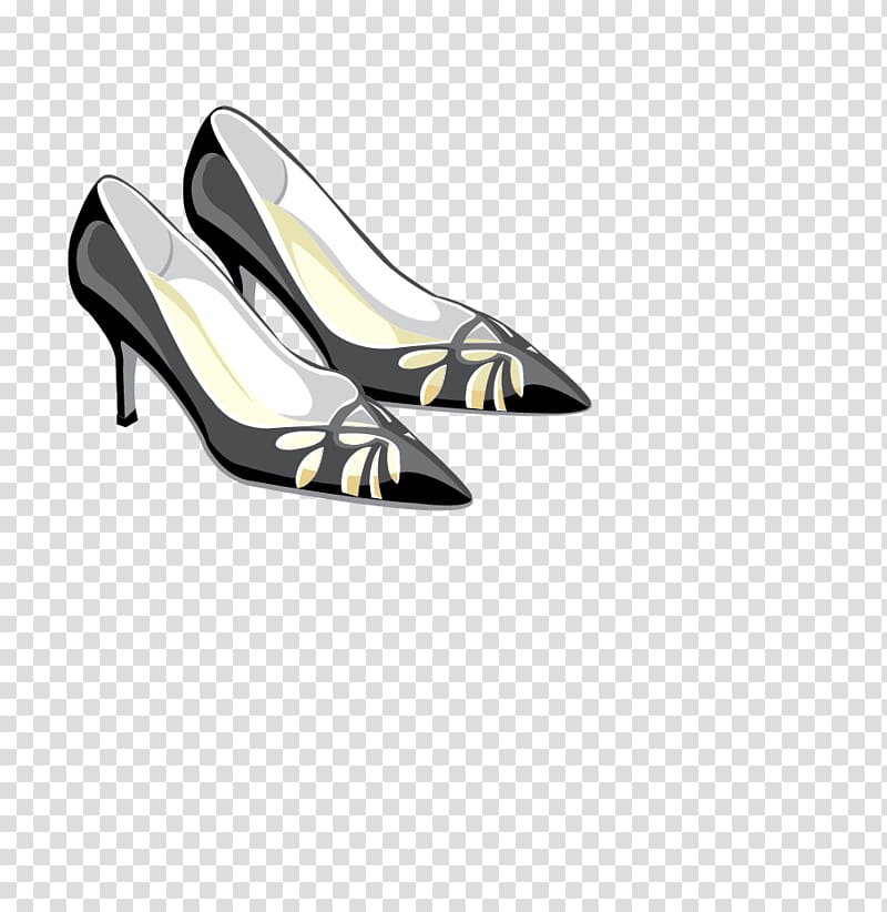 T-shirt Fashion accessory Shoe Clothing, Black high heels transparent background PNG clipart