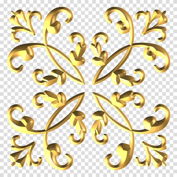 Gold Ornament Art, gold corner transparent background PNG clipart