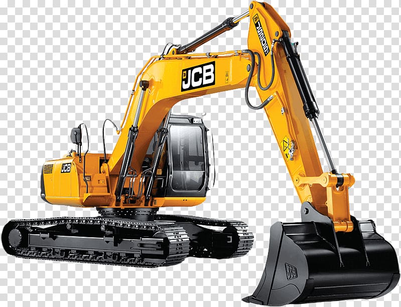 JCB Excavator Backhoe loader Heavy Machinery, excavator transparent background PNG clipart
