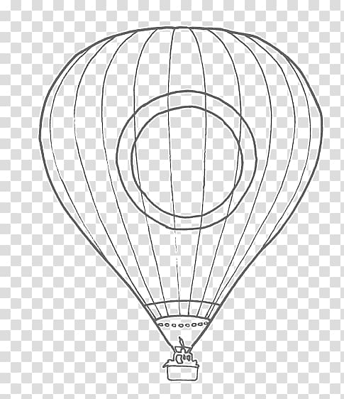 Coloring book Hot air balloon Aviation Drawing, balloon transparent background PNG clipart