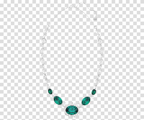 Line Point Angle Pattern, Swarovski Jewellery women Necklace Green transparent background PNG clipart