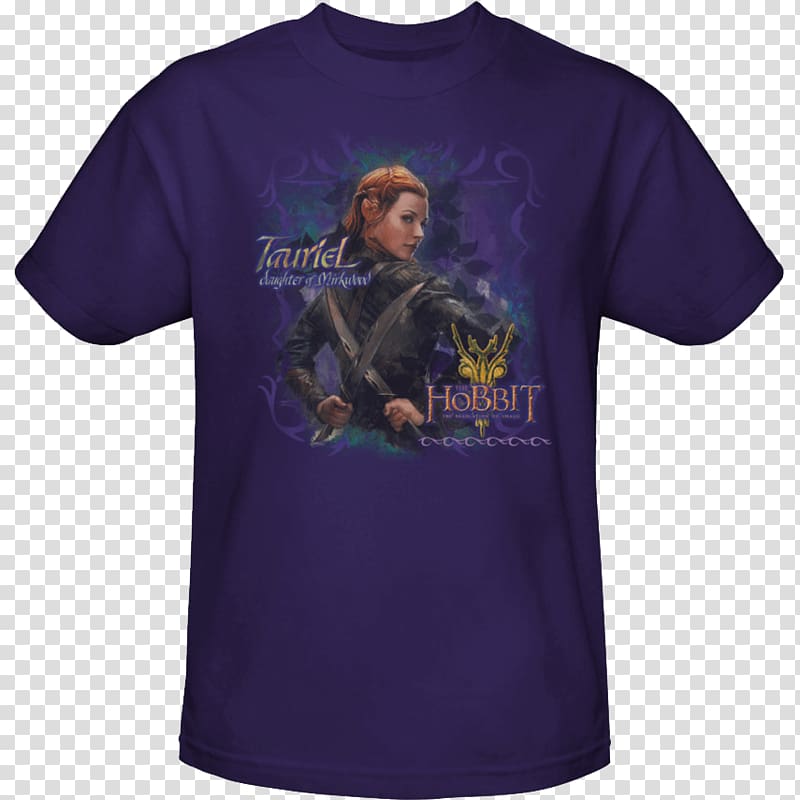 T-shirt Tauriel Smaug The Hobbit Elven Guard, T-shirt transparent background PNG clipart