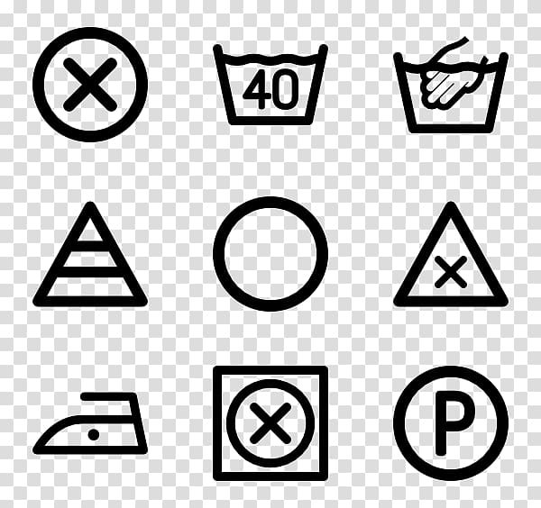 Laundry symbol Washing Computer Icons, instruction transparent background PNG clipart