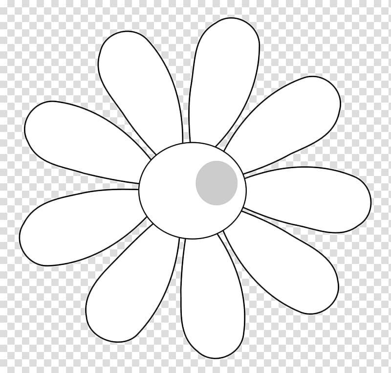 Coloring book Common daisy Flower , Of Black And White Flowers ...
