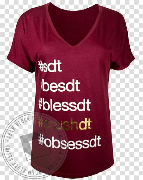 T-shirt International Women\'s Day Sleeve Neck, sorority parents weekend shirts transparent background PNG clipart