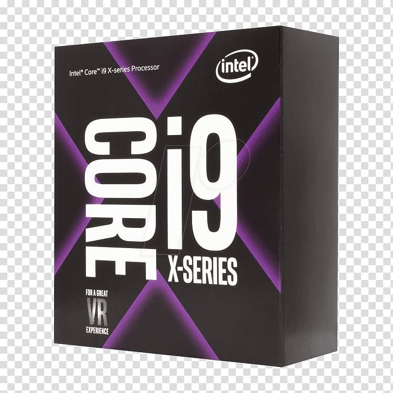 Intel Core i9-7980XE Extreme Edition processor 2.6GHz 24.75MB Smart Cache Box processor LGA 2066 Gulftown, intel transparent background PNG clipart