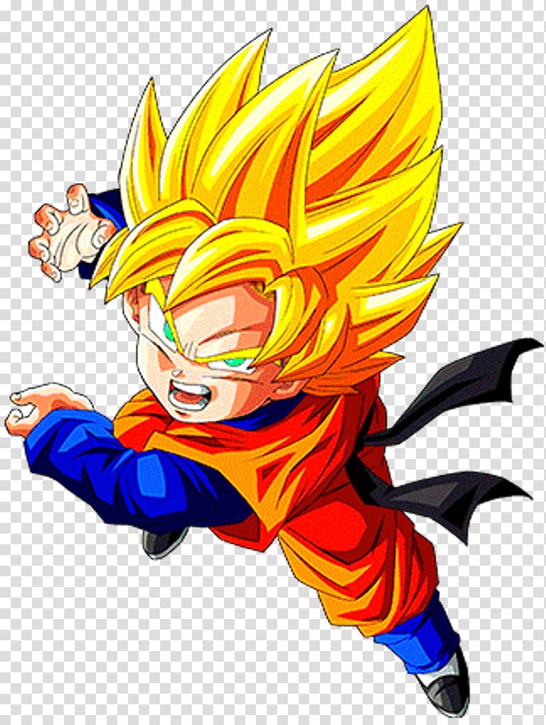 Goten Goku Gohan Vegeta Trunks, son transparent background PNG clipart