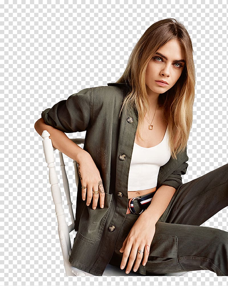 Cara Delevingne Topshop Chanel Fashion Model, Cara Delevingne transparent background PNG clipart