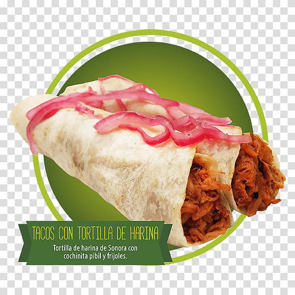 Burrito Cochinita pibil Taco Tamale Salsa, harina transparent background PNG clipart