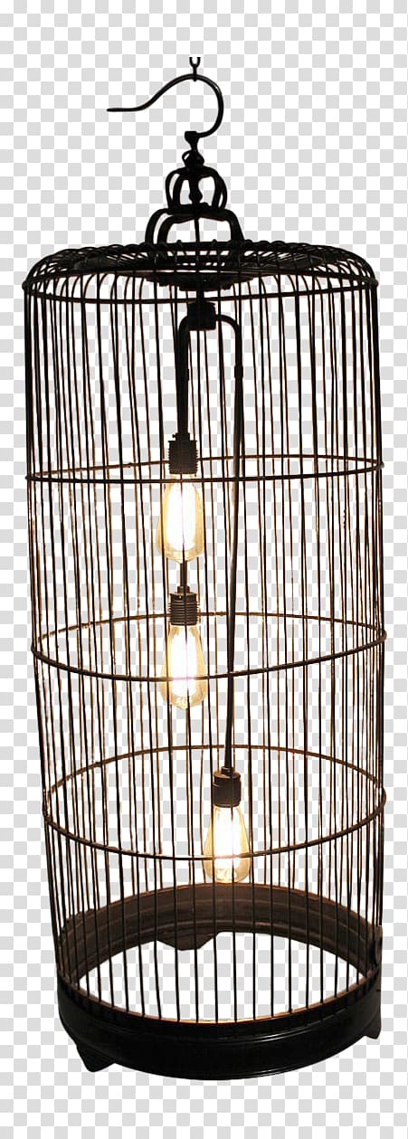 Product design Light fixture Ceiling, Bamboo Bird Cage transparent background PNG clipart