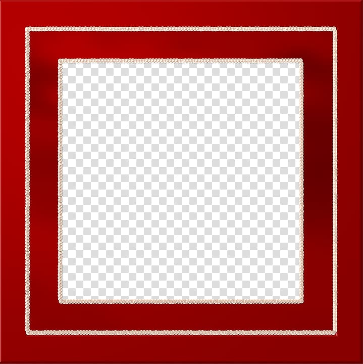Square Text frame Area Pattern, Red Border Frame transparent background PNG clipart