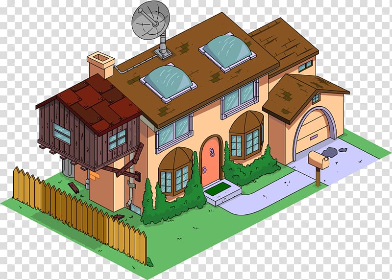 The Simpsons: Tapped Out Ralph Wiggum House Bart Simpson Lisa Simpson, farmer transparent background PNG clipart