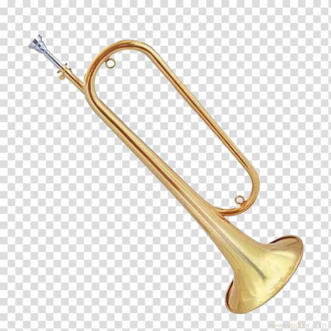 Trumpet , Golden trumpet transparent background PNG clipart
