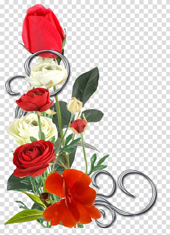 Birthday Flower bouquet Wish Guestbook, three-dimensional flowers transparent background PNG clipart