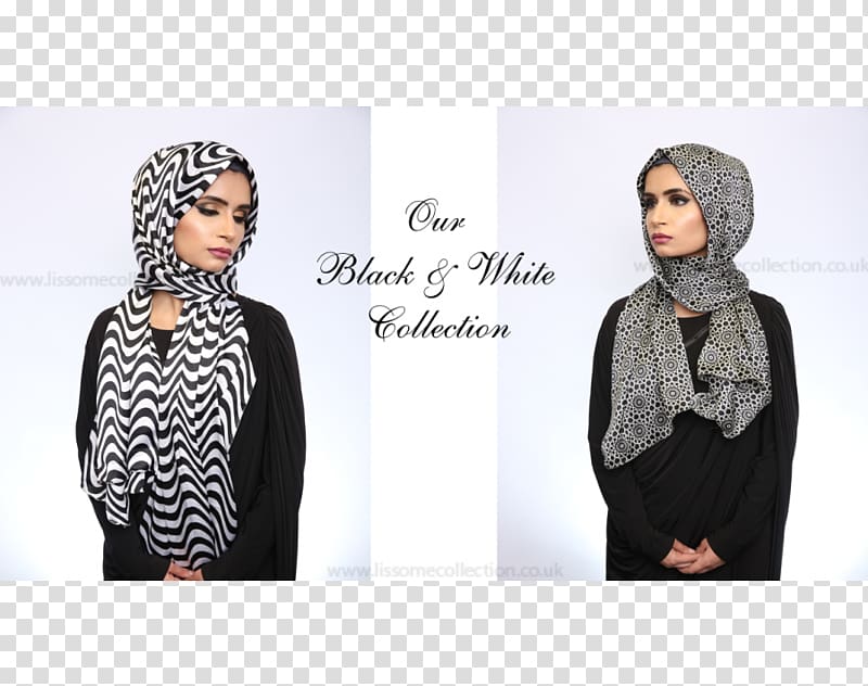 Hijab Shawl Fashion Clothing Scarf, hijab black transparent background PNG clipart