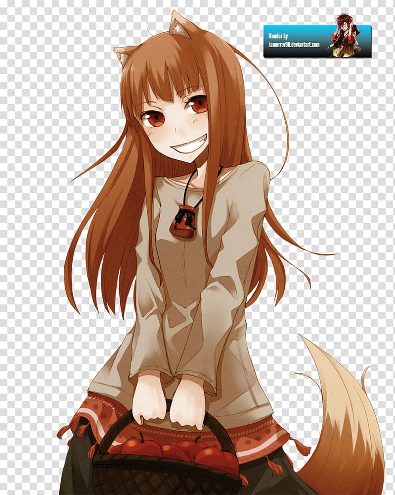 Spice and Wolf, Vol. 1 (light Novel) Gray wolf Anime, spice and wolf transparent background PNG clipart