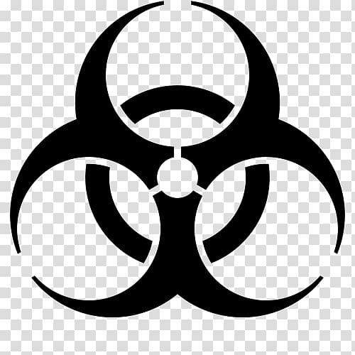 Biological hazard Biosafety level Hazard symbol, zombie infection transparent background PNG clipart