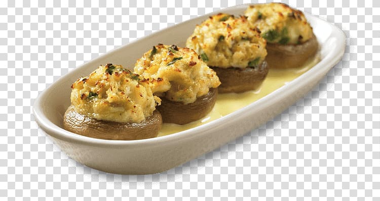 Vegetarian cuisine Stuffing Chophouse restaurant Crab Recipe, Stuffed Mushroom Day transparent background PNG clipart