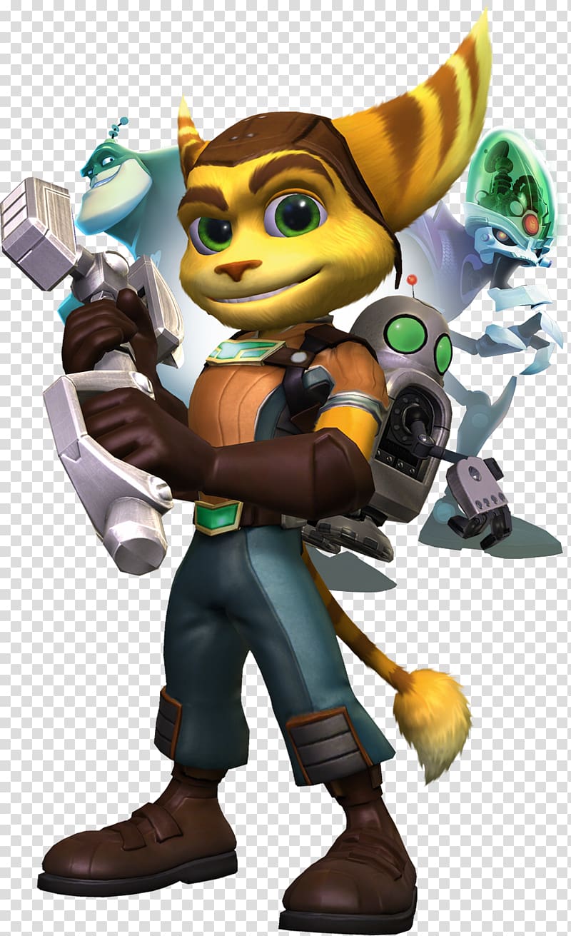 Ratchet & Clank Collection Ratchet & Clank: Going Commando Ratchet & Clank: Up Your Arsenal Ratchet & Clank Future: Tools of Destruction, Ratchet clank transparent background PNG clipart