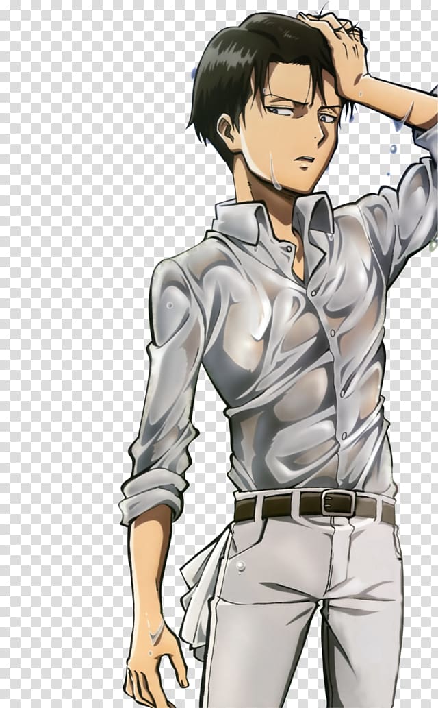 Levi Ackerman Full Body Clear Background Doraemon