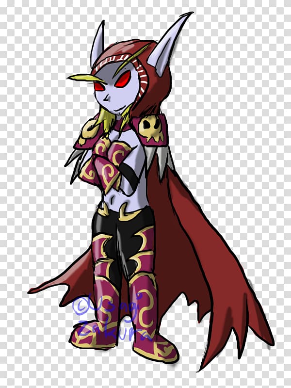 Carnivora Demon Horse Costume design, Sylvanas Windrunner transparent background PNG clipart