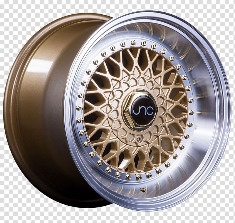 Wheel Gold Rim Metalcasting Machine, rivets transparent background PNG clipart