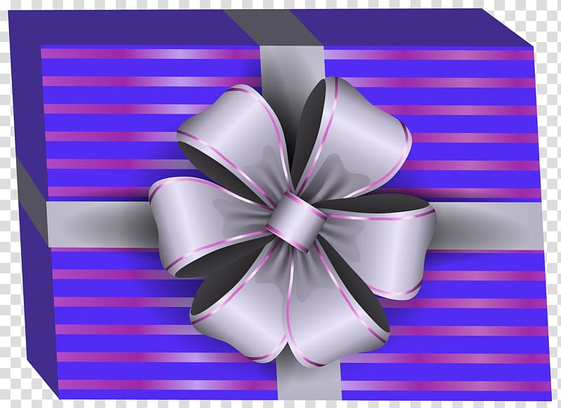 Icon , Purple Gift Box transparent background PNG clipart