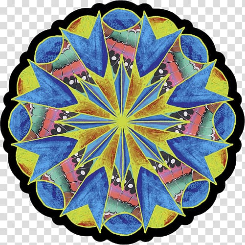 Mandala Concept Kaleidoscope Thought Sticker, others transparent background PNG clipart