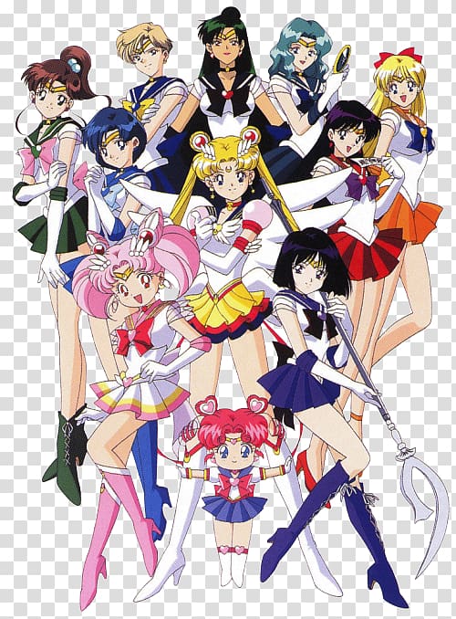Sailor Moon Chibiusa Sailor Mars Sailor Mercury Sailor Uranus, sailor moon transparent background PNG clipart